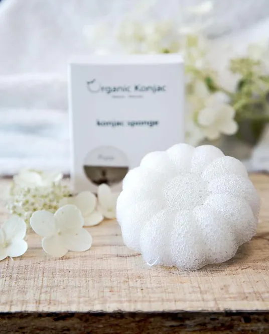 Hovedbilde Organic Konjac svamp pure flower - til baby, barn ...